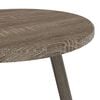 vidaXL Bistro Table Grey ??60x76 cm MDF and Iron