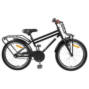 vidaXL Kids Bike 20'' for 6-11 Years Old Black