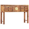 vidaXL Console Table 120x30x80 cm Solid Acacia Wood