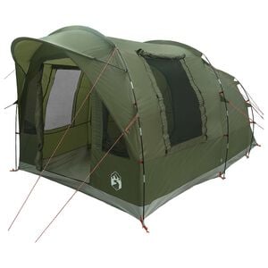 vidaXL Tunnel Tent Olive Green 400 x 260 x 200 cm Polyester and Steel