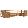 vidaXL Sectional Sofa Set 7 pcs Natural
