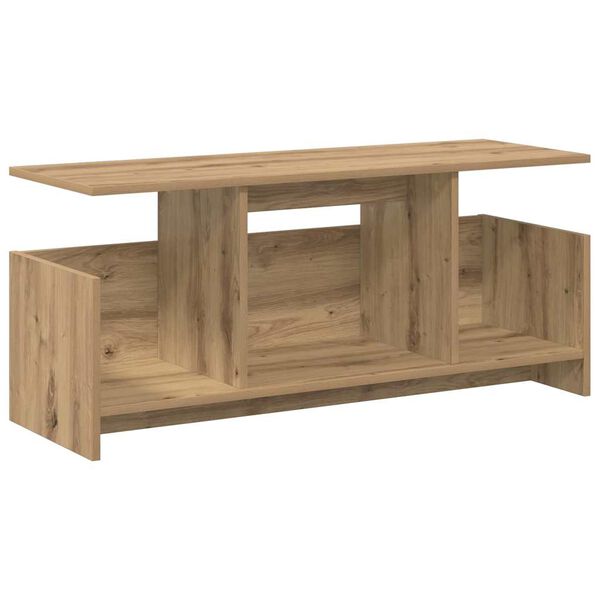 vidaXL TV Stand Artisan Oak 102 x 35 x 45 cm Engineered Wood