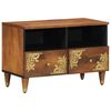 vidaXL TV Cabinet Honey Brown 70 x 33 x 46 cm Solid Mango Wood