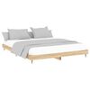 vidaXL Bed Frame without Mattress Sonoma Oak 120x200 cm Engineered Wood