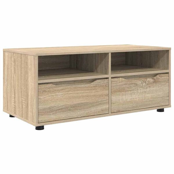 vidaXL TV Cabinet Sonoma Oak 100 x 48 x 43 cm Engineered Wood
