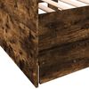 vidaXL Daybed with Drawers without Mattress Smoked Oak 100x200 cm
