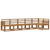vidaXL Outdoor Sofa Set 6 pcs Natural Solid Acacia Wood