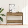 vidaXL Console Table Artisan Oak 100x35x76.5 cm Engineered Wood