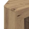 vidaXL Corner LED TV Cabinet Artisan Oak 100x40x68cm Engineered Wood