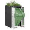 vidaXL Wheelie Bin Storage with Planter Roof for 240L Bin Anthracite