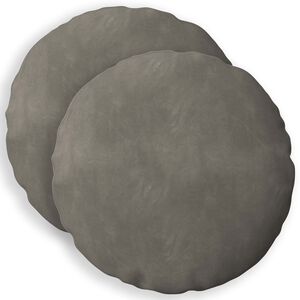 vidaXL Cushion with Pillow HEERLEN 2 pcs Light Grey Velvet