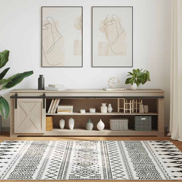 vidaXL&nbsp;Sliding Cabinet Door Kit 213 cm Carbon Steel