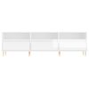 vidaXL TV Cabinet High Gloss White 150x30x44.5 cm Engineered Wood