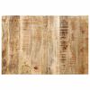 vidaXL Headboard 120 cm Solid Rough Wood Mango