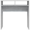vidaXL Console Table Grey Sonoma 78x30x80 cm Engineered Wood