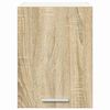 vidaXL Hanging Cabinet with Door Sonoma Oak and White 30 x 31 x 40 cm