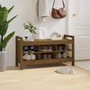 vidaXL Hall Bench Honey Brown 110x40x60 cm Solid Wood Pine