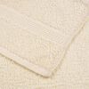 vidaXL Towels "FROGN" 10 pcs Cream 100x200 cm 360 gsm