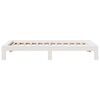 vidaXL Bed Frame without Mattress White 90x200 cm Solid Wood Pine