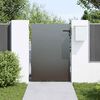 vidaXL Garden Gate with Lock Black 85 x 125 cm Powder-coated steel