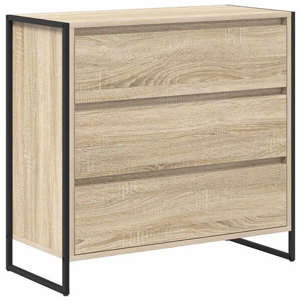 vidaXL Sideboard with Drawer Sonoma 79 x 36 x 75.5 cm Engineered Wood