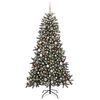 vidaXL Artificial Christmas Tree with 300 LEDs with Stand Green 180 cm