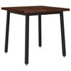 vidaXL Live Edge Dining Table 60 x 55 x 75 cm Solid Acacia Wood