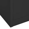vidaXL Office Cabinet Anthracite 90x40x180 cm Steel