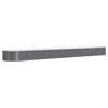 vidaXL Garden Raised Bed Galvanised Steel 512x80x36 cm Anthracite
