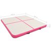 vidaXL Inflatable Gymnastics Mat with Pump 200x200x20 cm PVC Pink