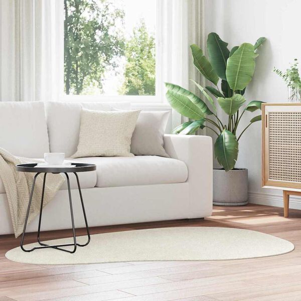 vidaXL Area Rugs HUARTE Cream 120 x 170 cm Polyester