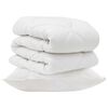 vidaXL Duvet with Pillow 2 pcs White Microfiber