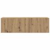 vidaXL Wall Mounted TV cabinets 6 pcs Artisan Oak Engineered Wood