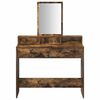 vidaXL Dressing Table Smoked Oak 100 x 41 x 140 cm Engineered Wood