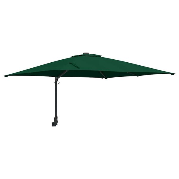 vidaXL Garden Parasol Green 248.5 x 247.5 x 160 cm Fabric