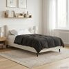 vidaXL Summer Duvet Quilted Anthracite 155 x 200 cm Microfiber