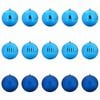 vidaXL Christmas Bauble Set XL 15 pcs Blue Plastic