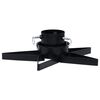 vidaXL Christmas Tree Stand Black 47x47x13.5 cm