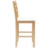 vidaXL Dining Chairs 2 pcs Natural 40 x 47.5 x 99.5 cm