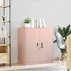vidaXL Storage Cabinet Pink 80 x 40 x 90 cm Cold-Rolled Steel