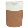 vidaXL Storage Basket Brown and White &Oslash;49x65 cm Cotton