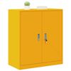 vidaXL Storage Cabinet Mustard Yellow 80 x 40 x 90 cm Steel