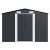 vidaXL Garden Shed 257x580x181 cm Metal Anthracite