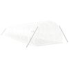 vidaXL Greenhouse with Steel Frame White 42 m&sup2; 14x3x2 m
