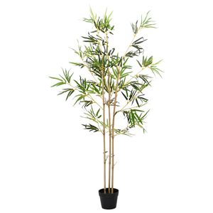 vidaXL Artificial Bambo Tree Green 55 x 16 x 150 cm Fabric and Bamboo