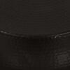vidaXL Coffee Table Hammered Aluminium 70x30 cm Black