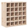 vidaXL Wine Rack 2 pcs Natural 56 x 25 x 56 cm Solid Pine Wood