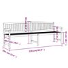 vidaXL Garden Bench 228x59.5x90 cm Solid Teak Wood