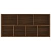 vidaXL Book Cabinet Brown Oak 50x25x106 cm