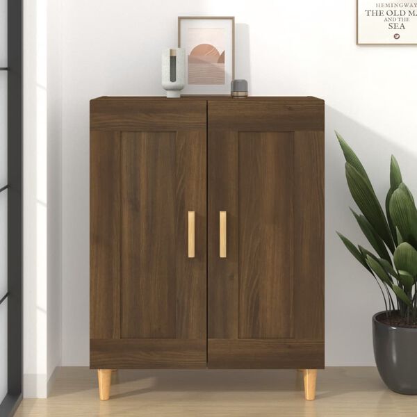 vidaXL Sideboard Brown Oak 69.5x34x90 cm Engineered Wood